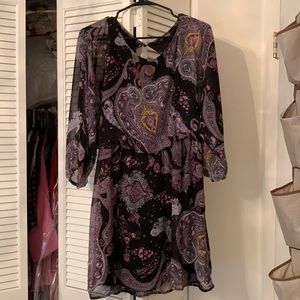 Express paisley dress